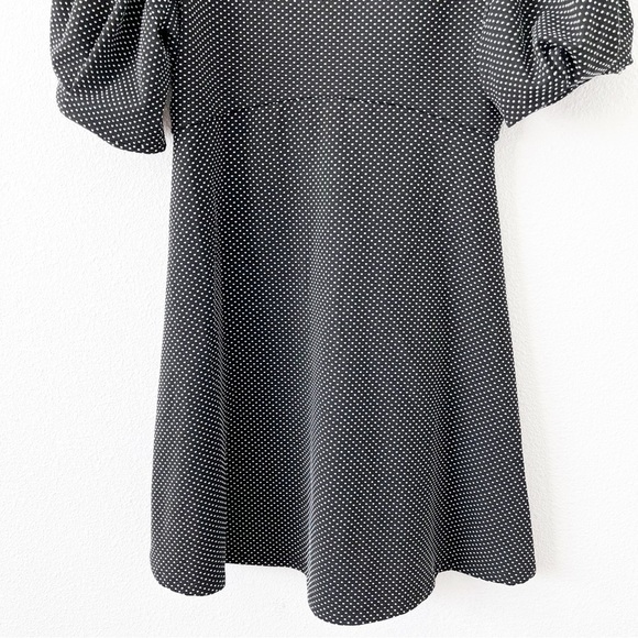 Free People Penelope Black Polka Dot Mini Dress - Picture 6 of 10